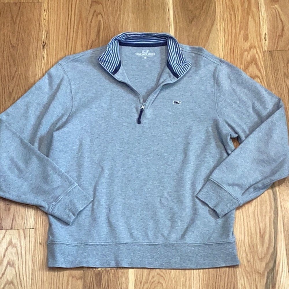 Vineyard Vines Men's Saltwater 1/4 Zip Pullover, Size Medium